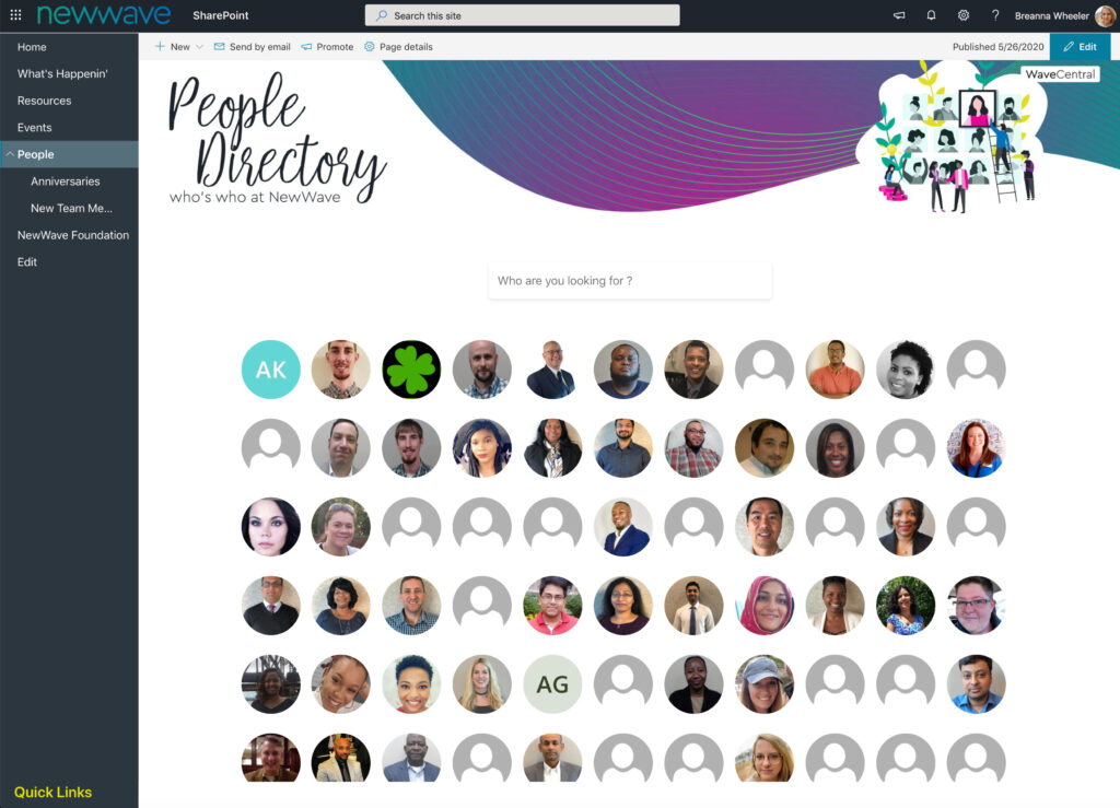 WaveCentral: People Directory